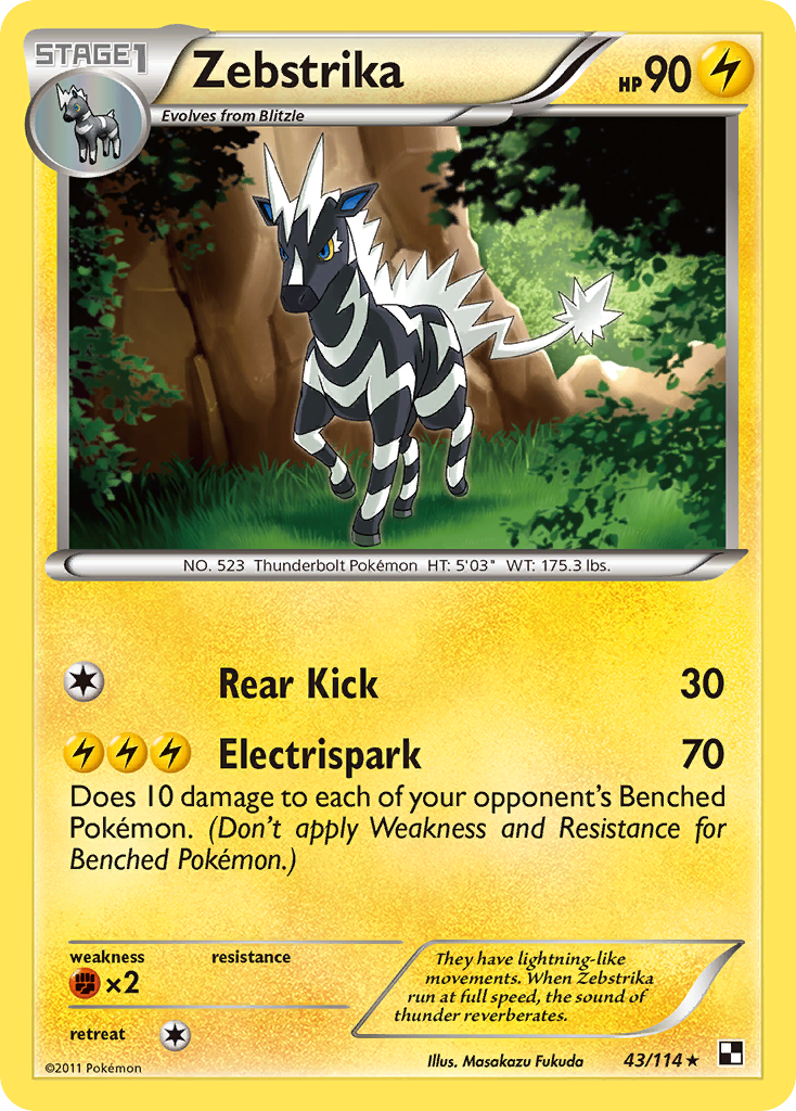 Zebstrika 043/115 Rare