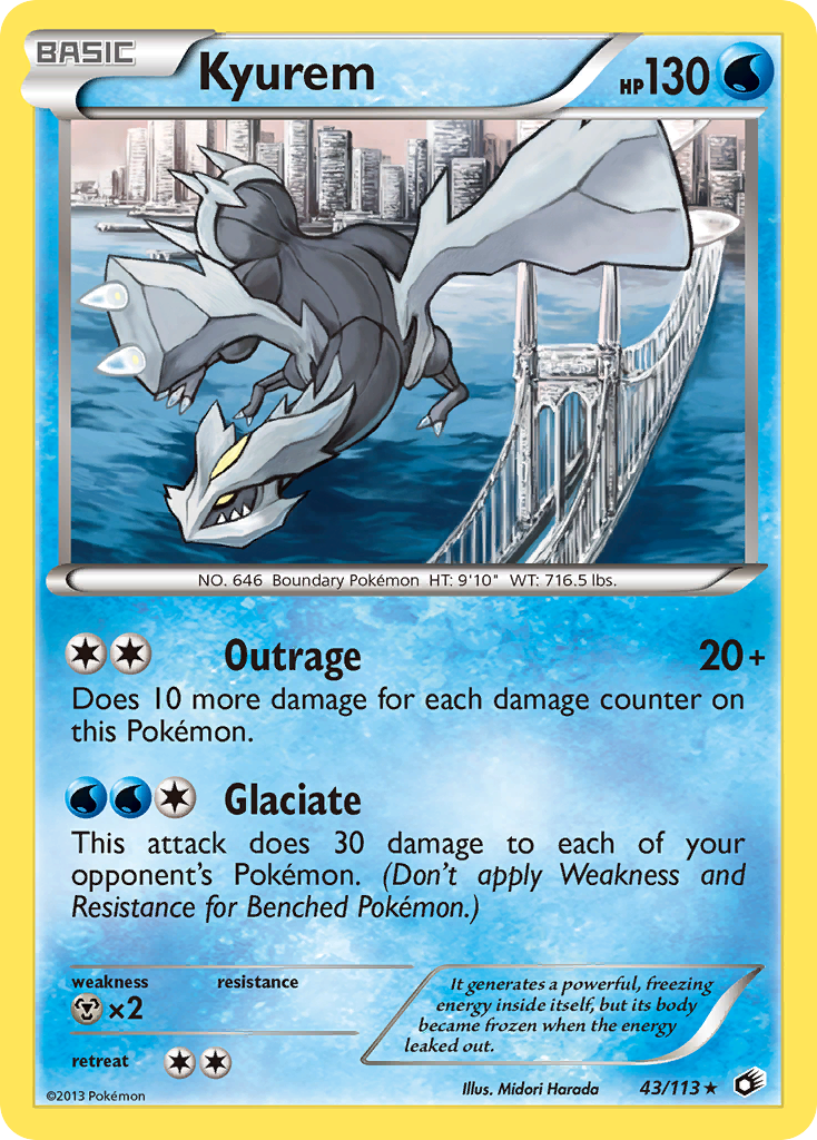 Kyurem 043/140 Rare Holo