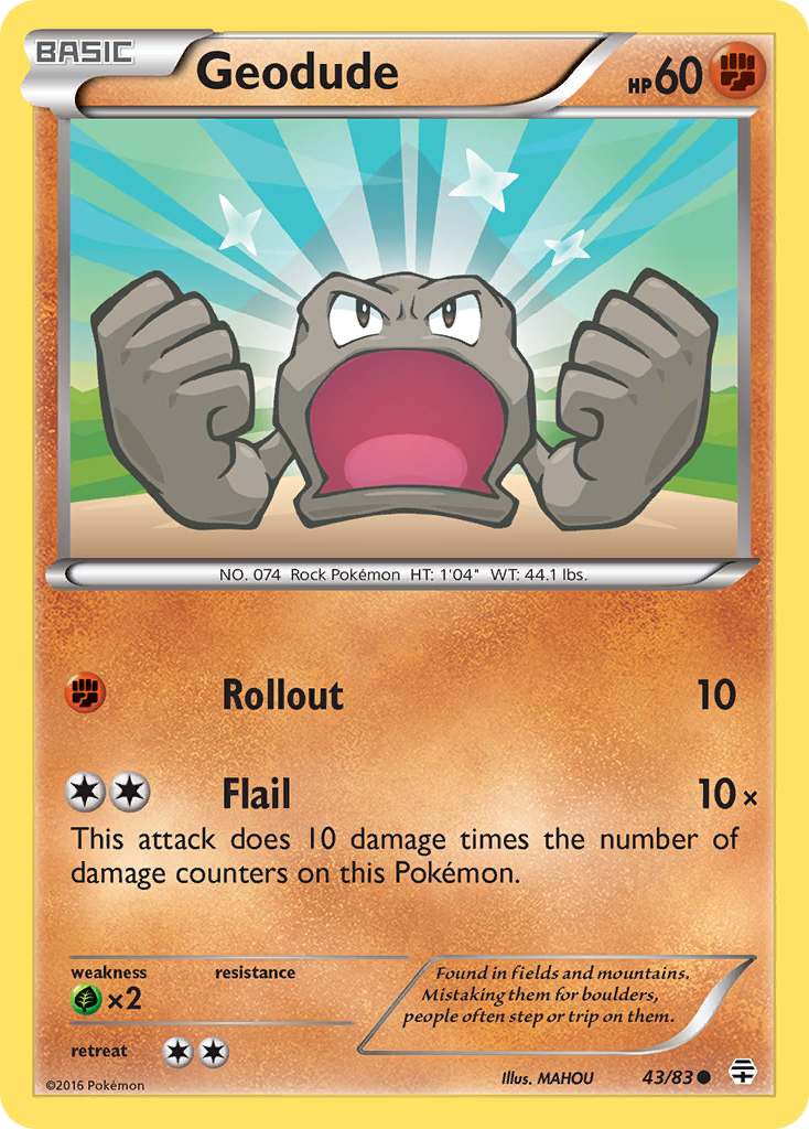 Geodude 043/117 Common