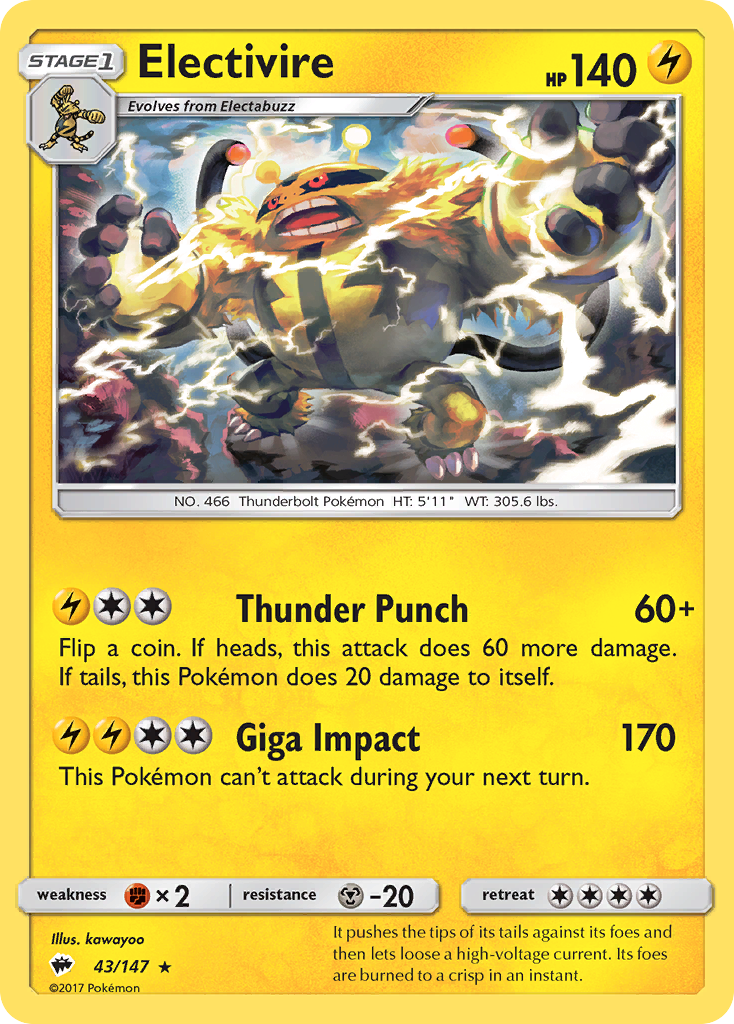 Electivire 043/177 Rare