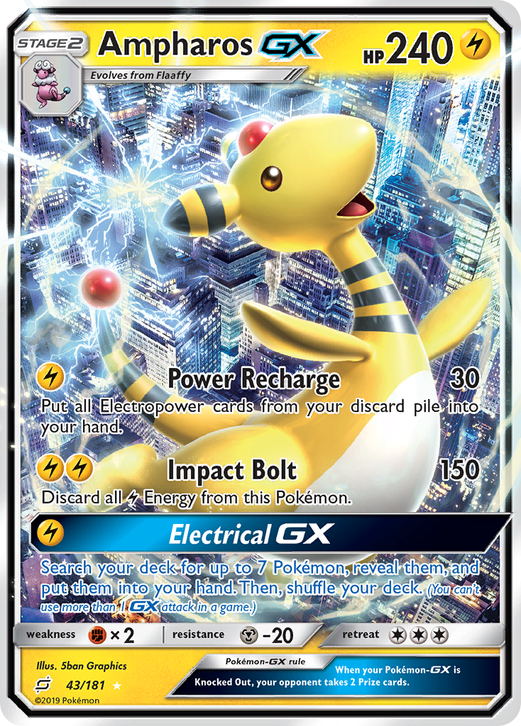 Ampharos-GX 043/198 Rare Holo GX