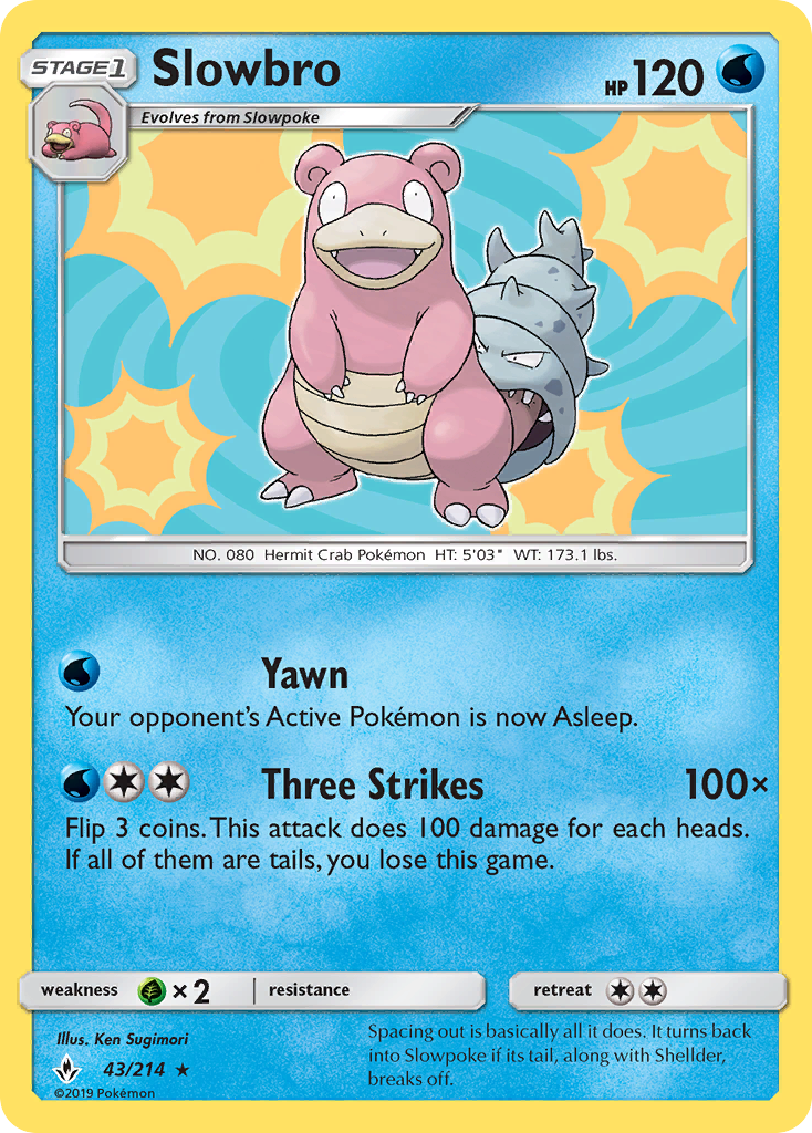 Slowbro 043/234 Rare Holo