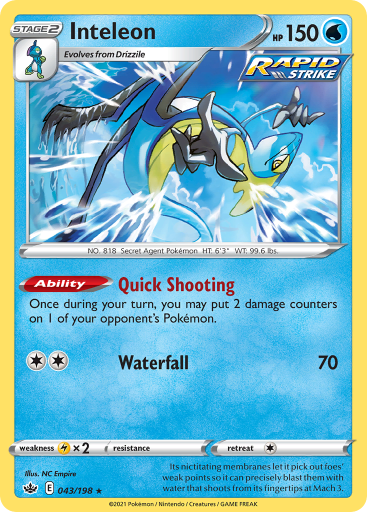 Inteleon 043/233 Rare Holo