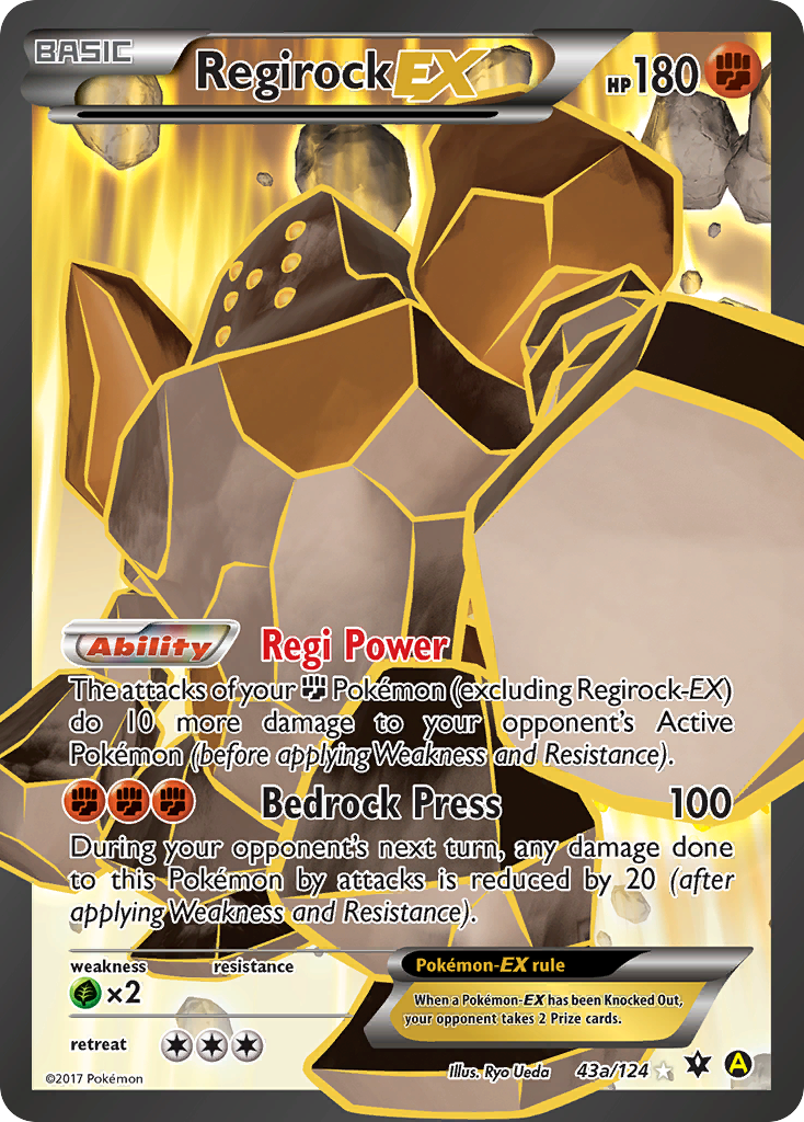 Regirock-EX 043/129 Rare Ultra