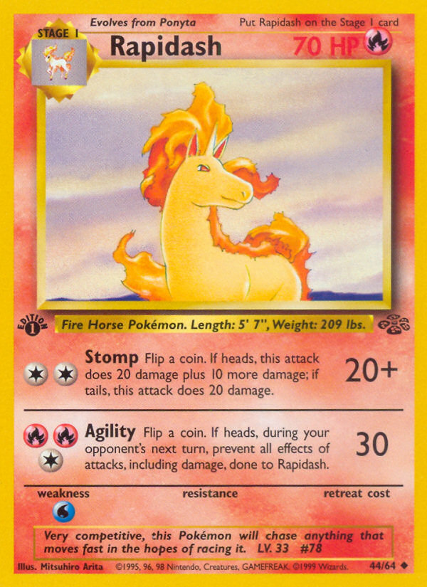Rapidash 044/64 Uncommon