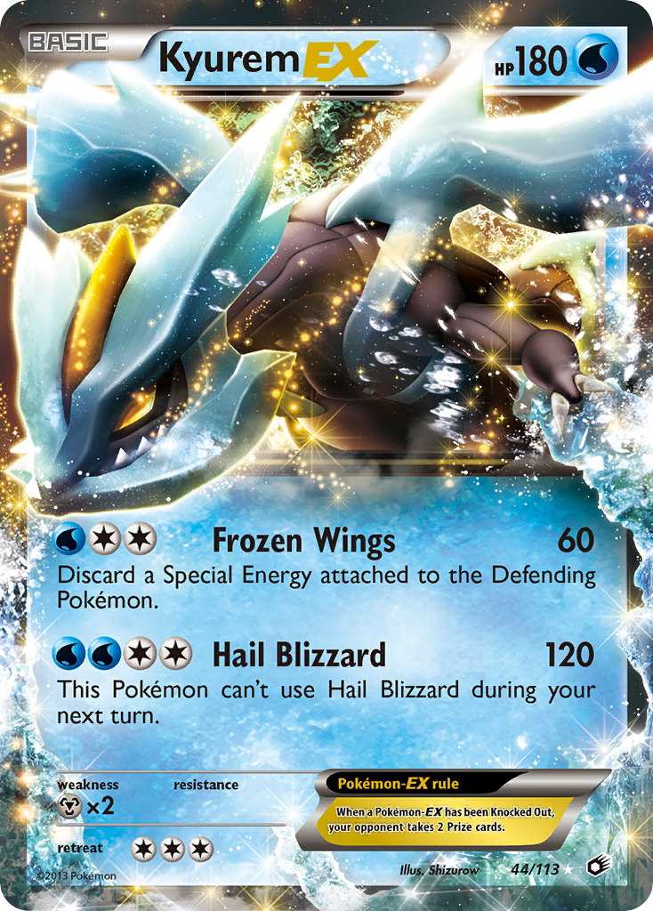 Kyurem-EX 044/140 Rare Holo EX