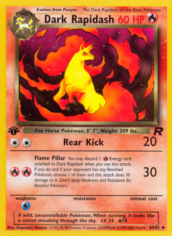 Dark Rapidash 044/83 Uncommon