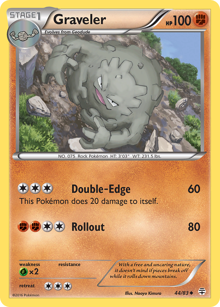 Graveler 044/117 Uncommon