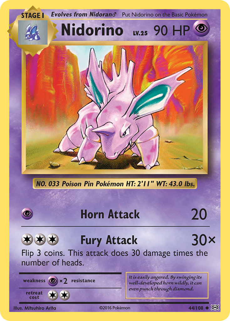 Nidorino 044/113 Uncommon