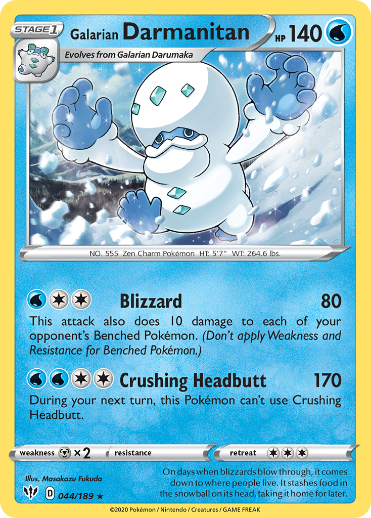 Galarian Darmanitan 044/201 Rare