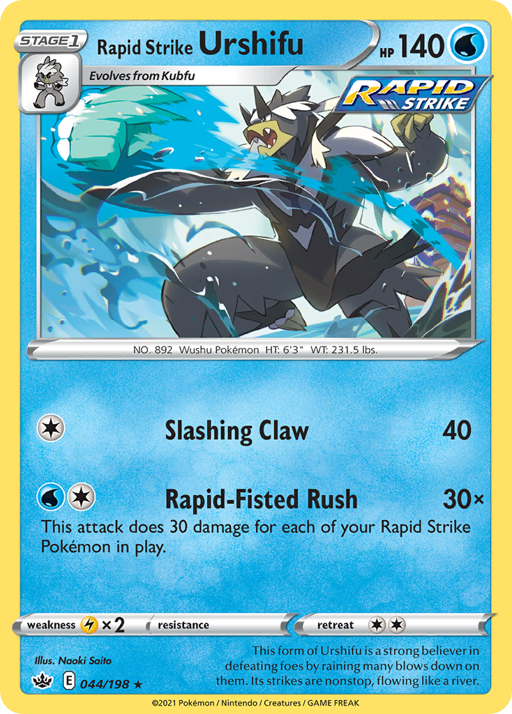 Rapid Strike Urshifu 044/233 Rare Holo