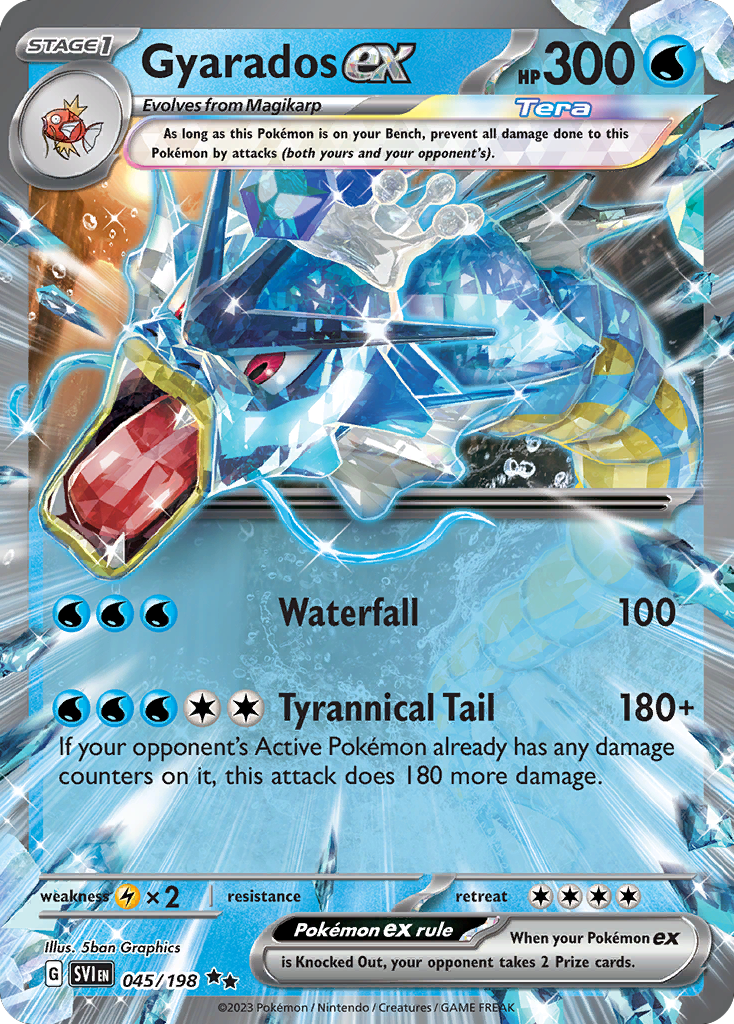 Gyarados ex 045/258 Double Rare