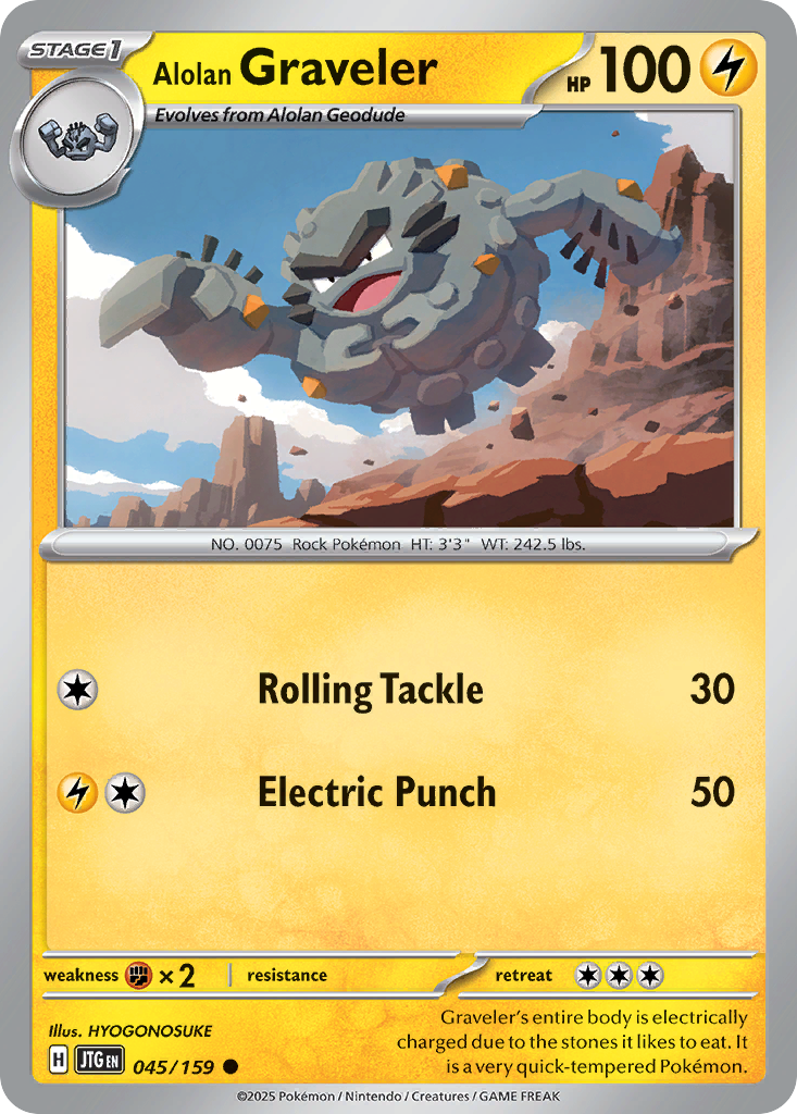 Alolan Graveler 045/190 Common