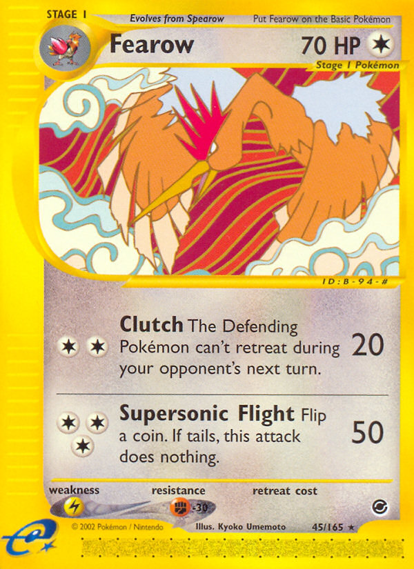 Fearow 045/165 Rare