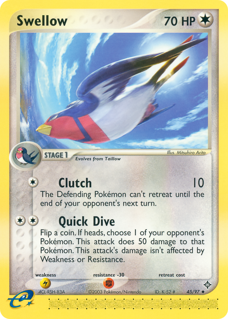 Swellow 045/100 Uncommon