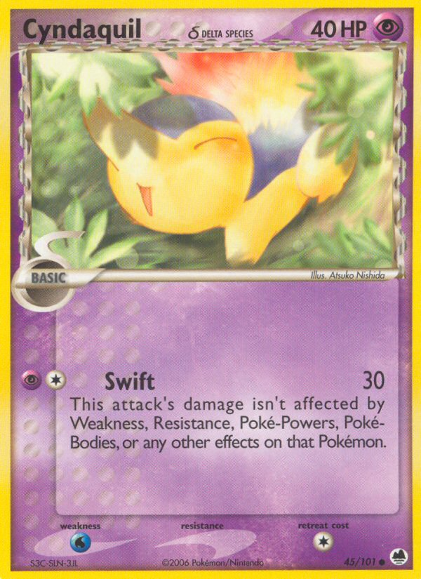 Cyndaquil δ 045/101 Common