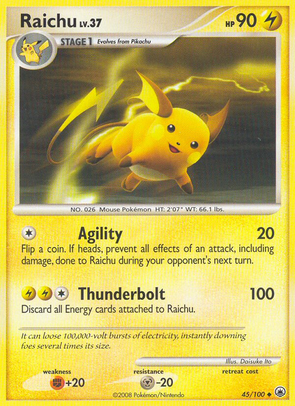 Raichu 045/100 Uncommon