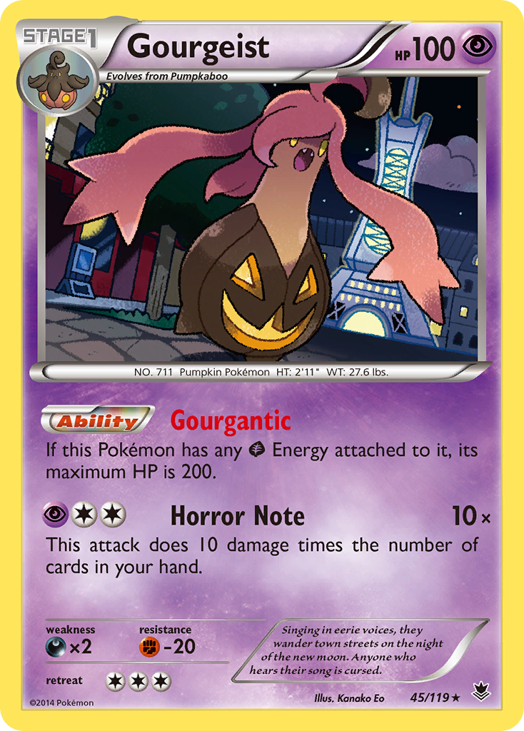 Gourgeist 045/124 Rare Holo