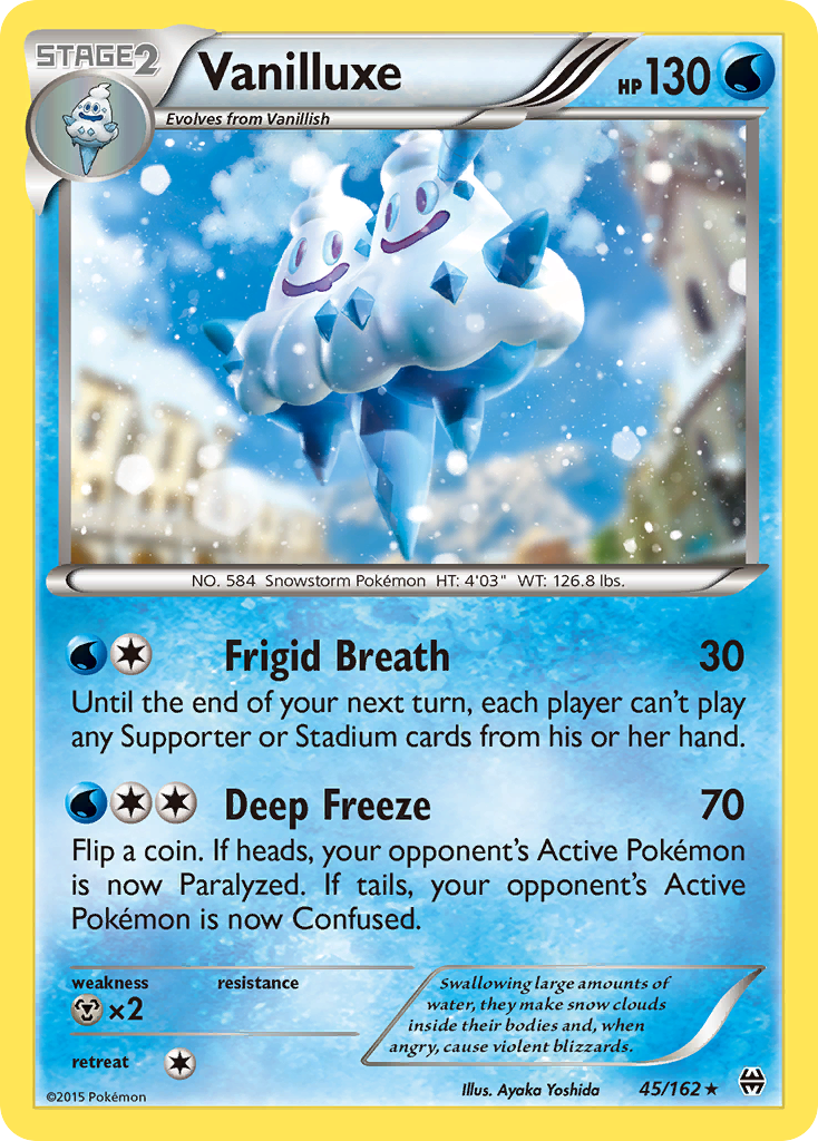 Vanilluxe 045/165 Rare