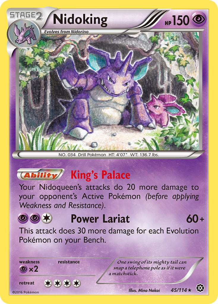 Nidoking 045/116 Rare