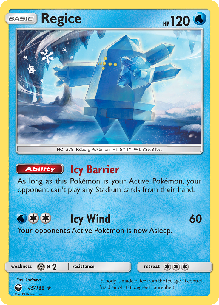 Regice 045/187 Rare