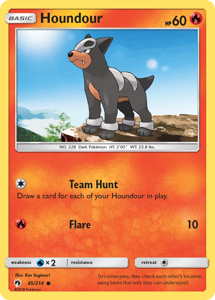 Houndour 045/240 Common
