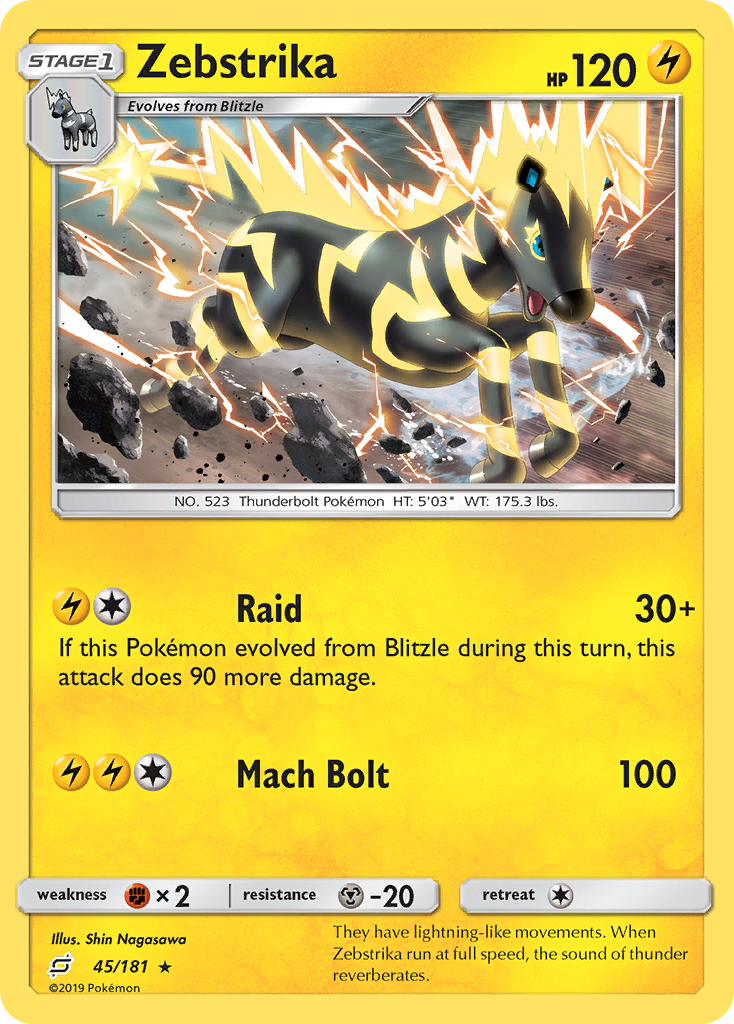 Zebstrika 045/198 Rare