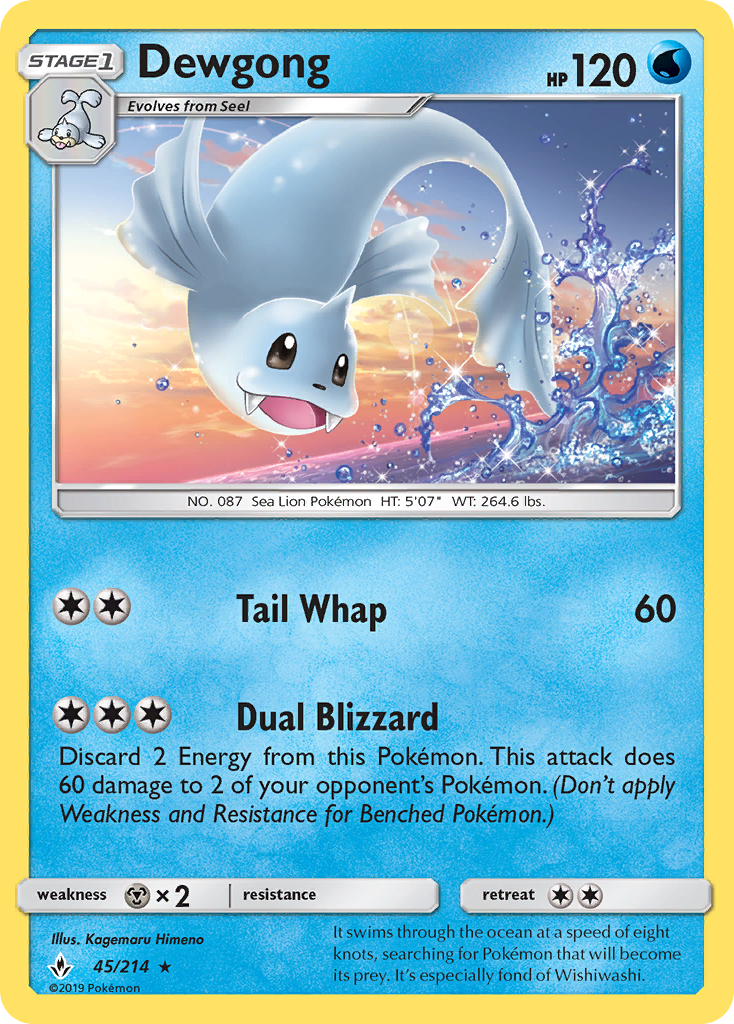 Dewgong 045/234 Rare