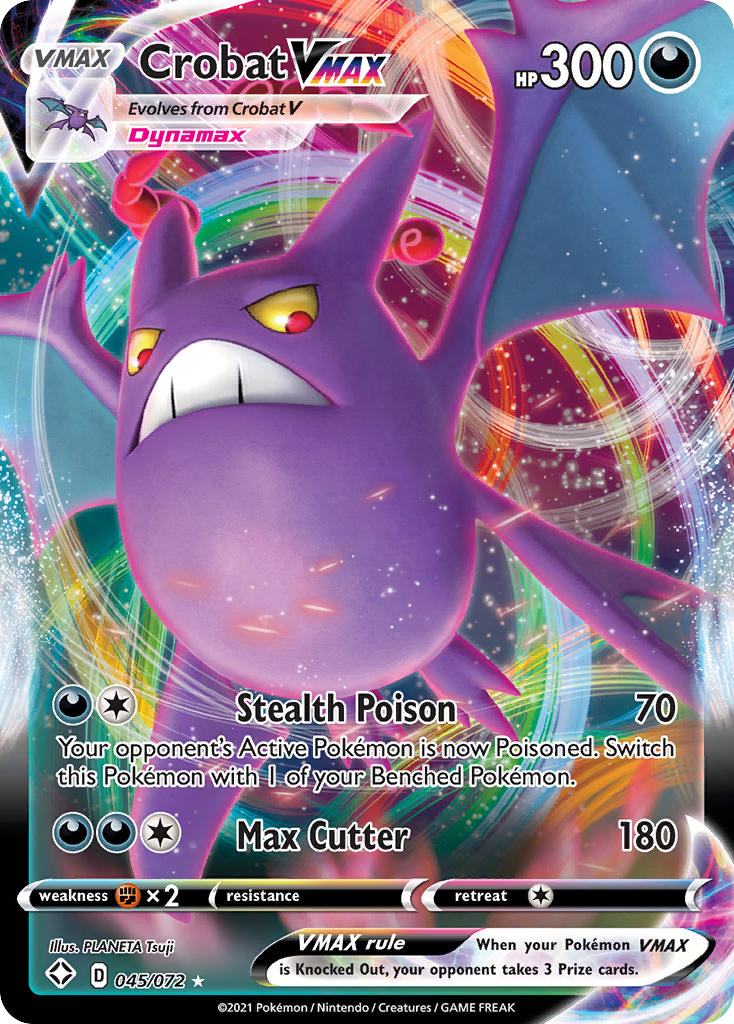 Crobat VMAX 045/73 Rare Holo VMAX