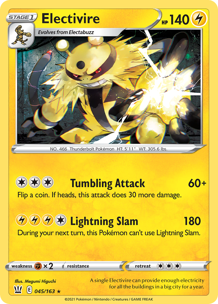 Electivire 045/183 Rare