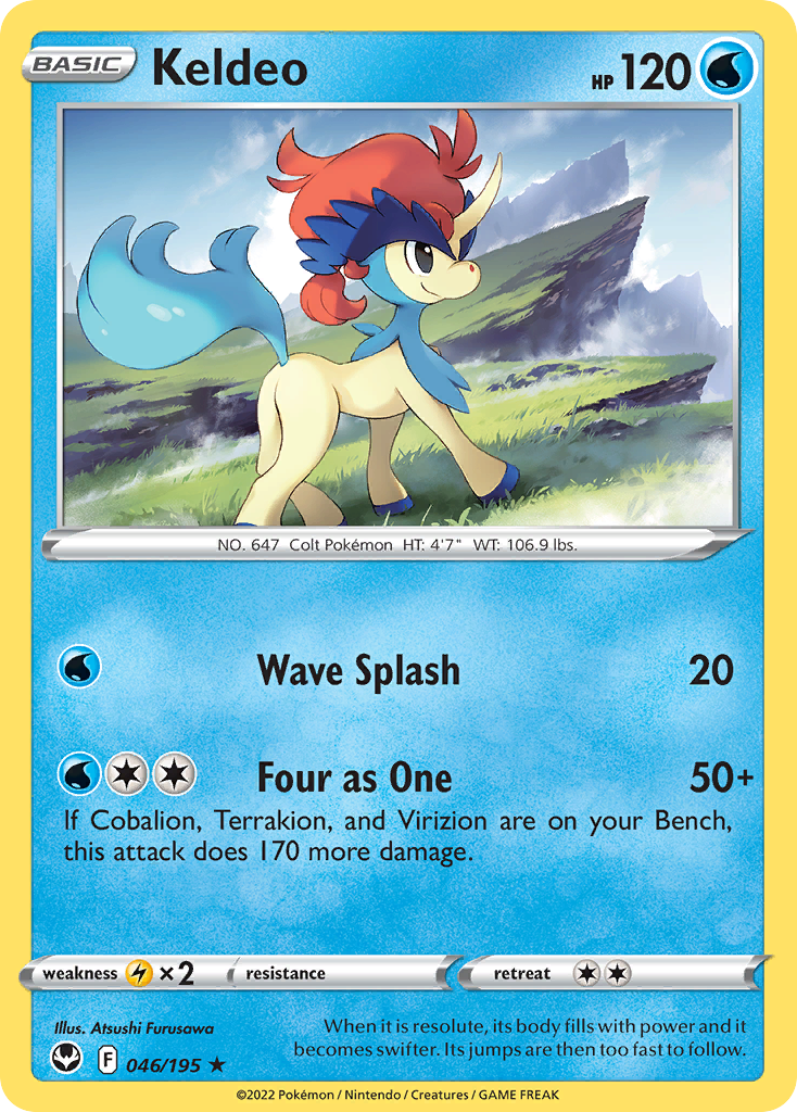 Keldeo 046/215 Rare