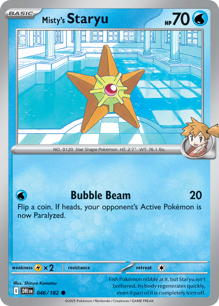 Misty's Staryu 046/244 Common