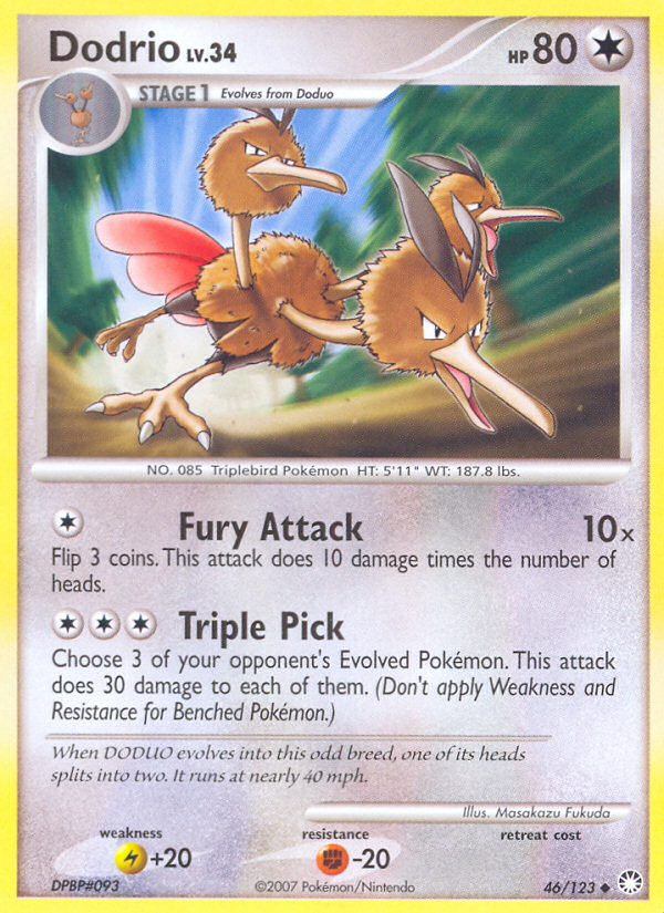 Dodrio 046/124 Uncommon