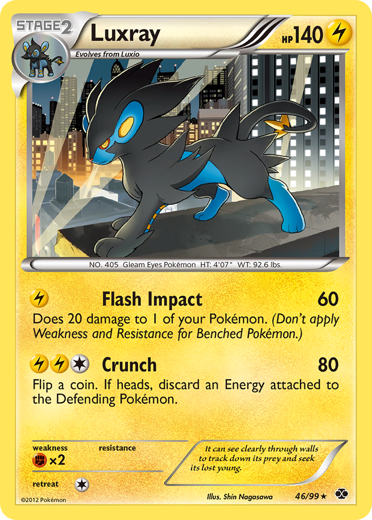 Luxray 046/103 Rare Holo