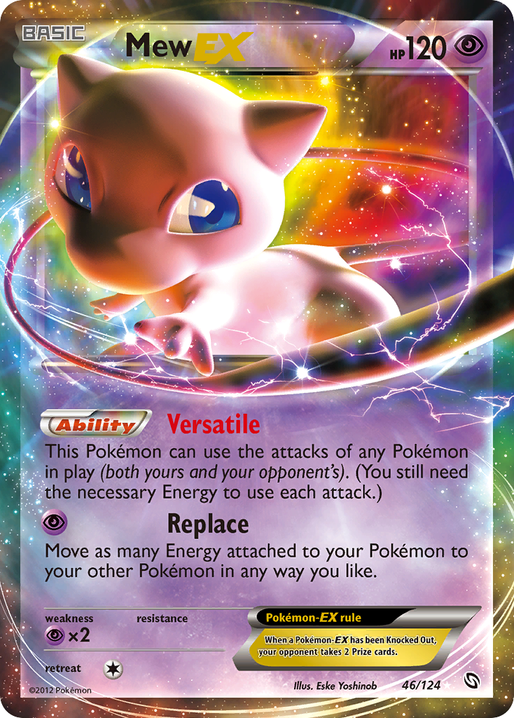 Mew-EX 046/128 Rare Holo EX