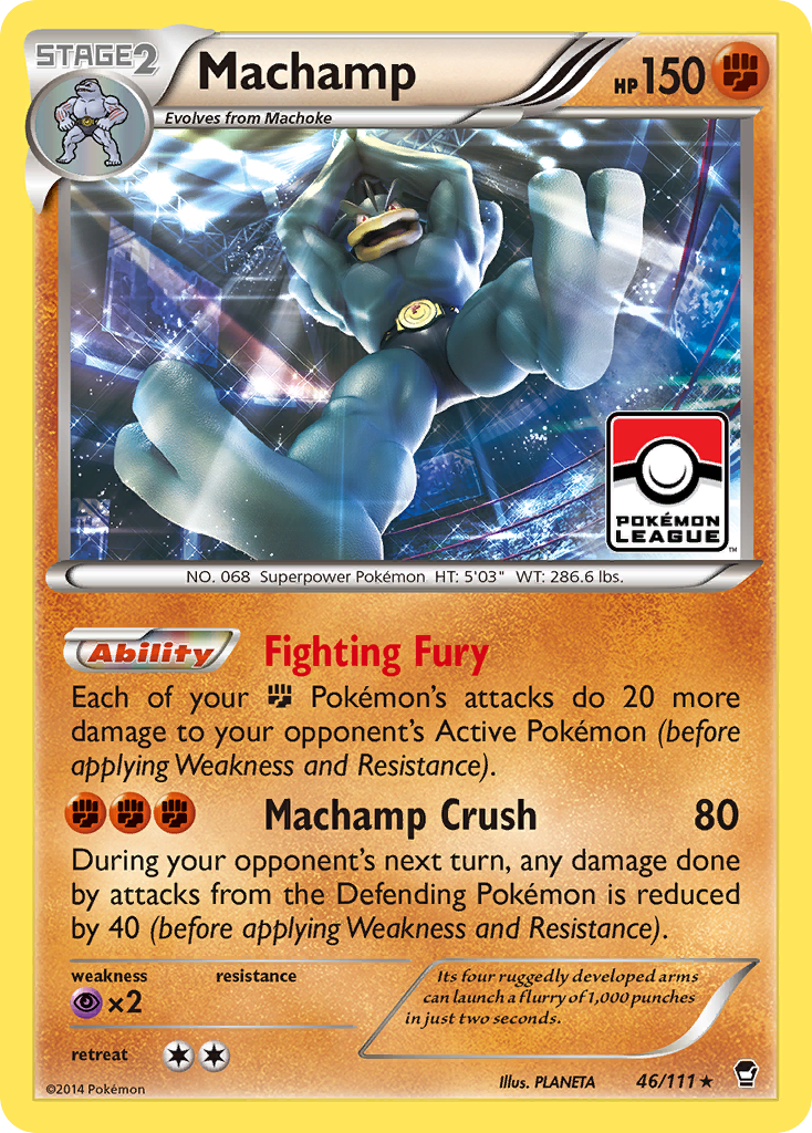 Machamp 046/114 Rare Holo
