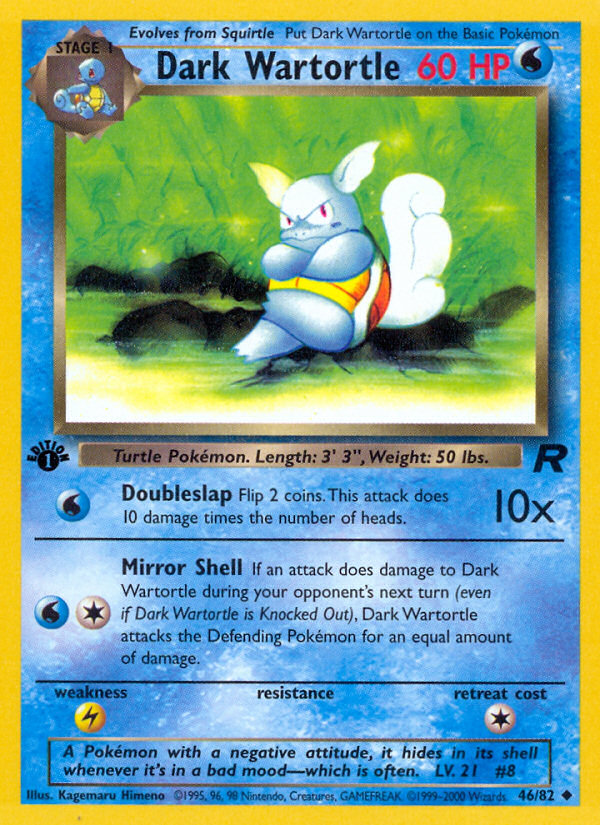 Dark Wartortle 046/83 Uncommon