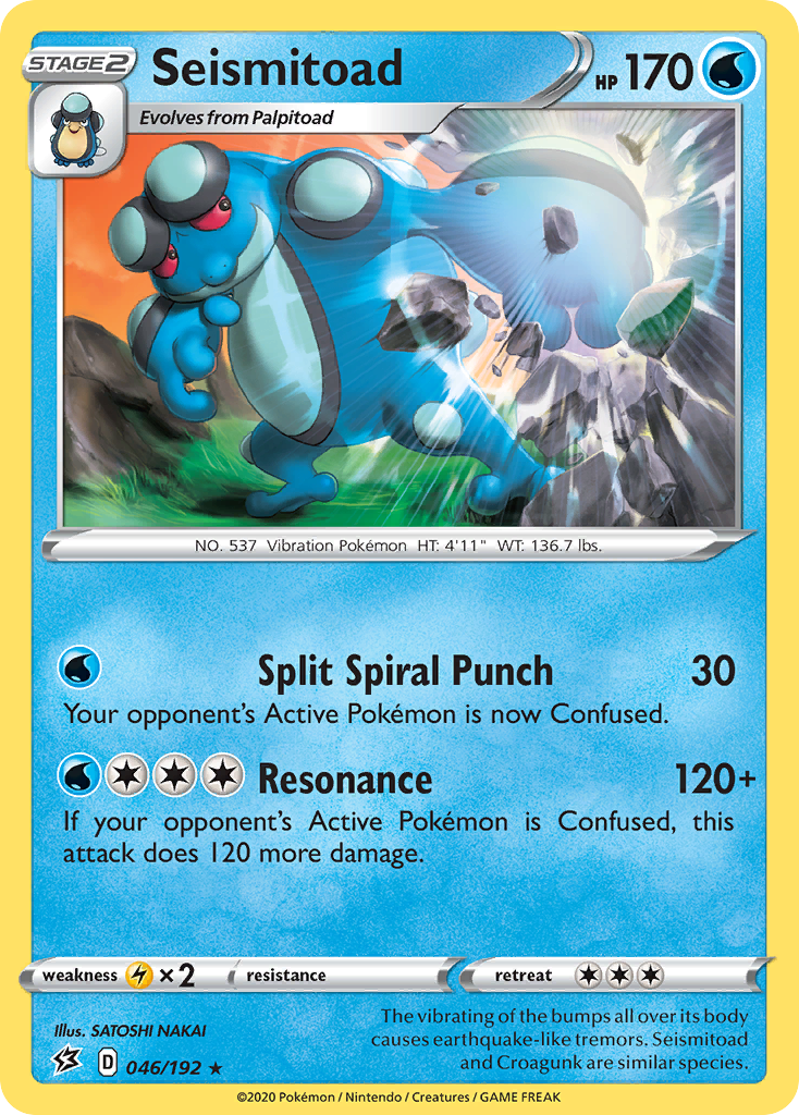 Seismitoad 046/209 Rare