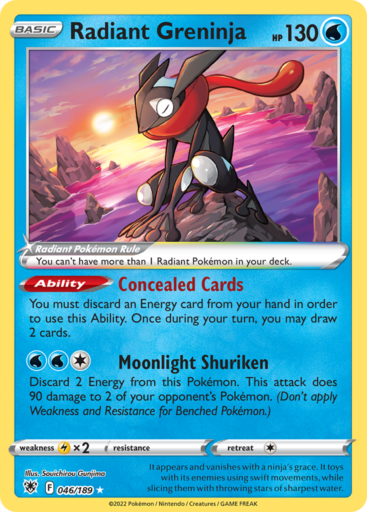 Radiant Greninja 046/216 Radiant Rare