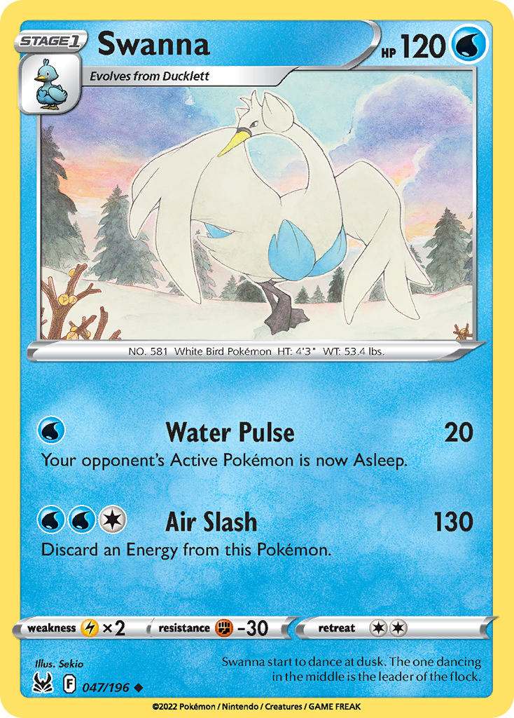 Swanna 047/217 Uncommon