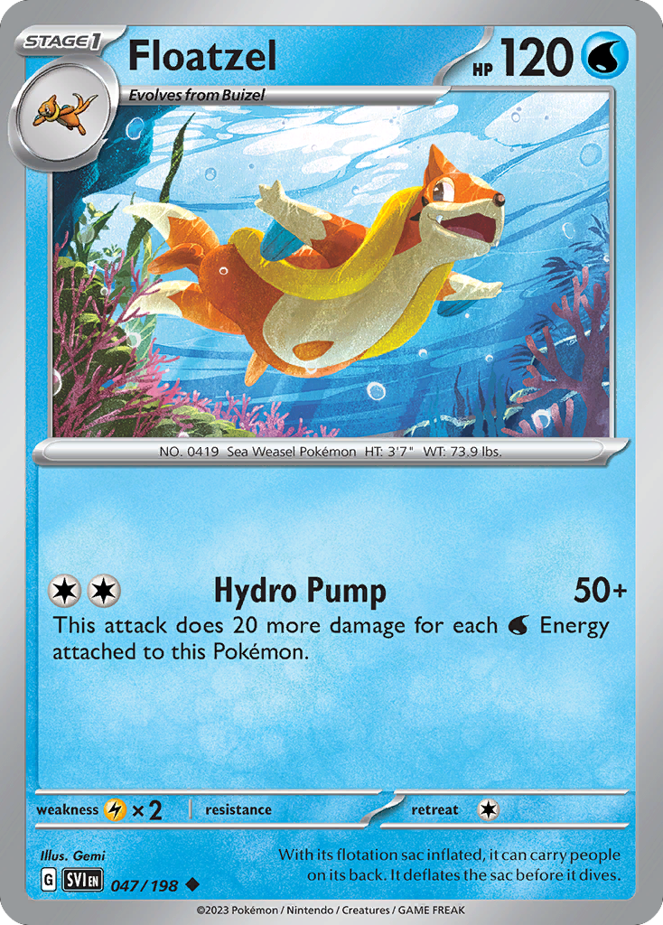 Floatzel 047/258 Uncommon