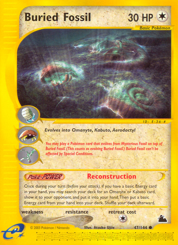 Buried Fossil 047/182 Common