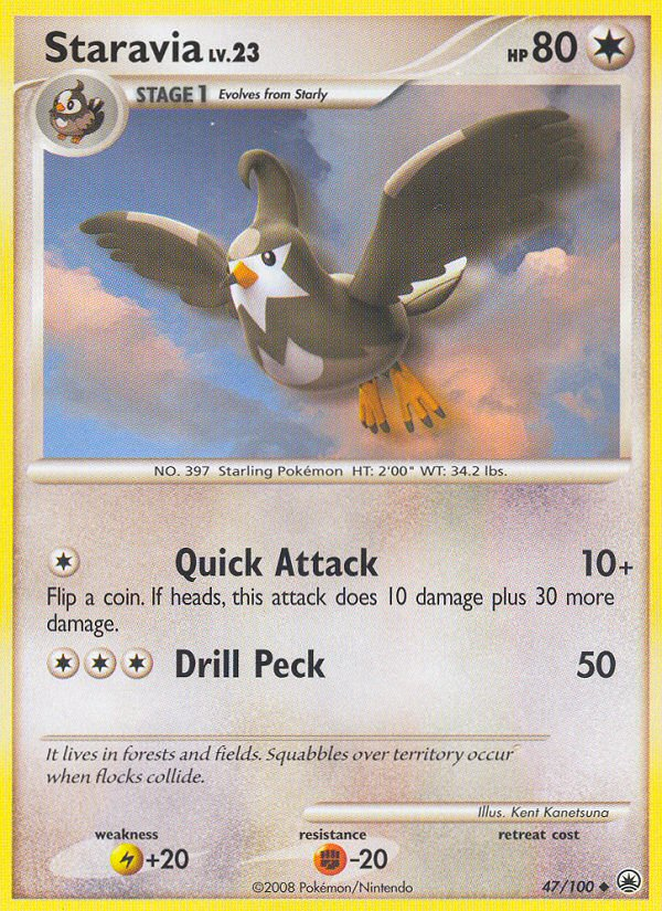 Staravia 047/100 Uncommon
