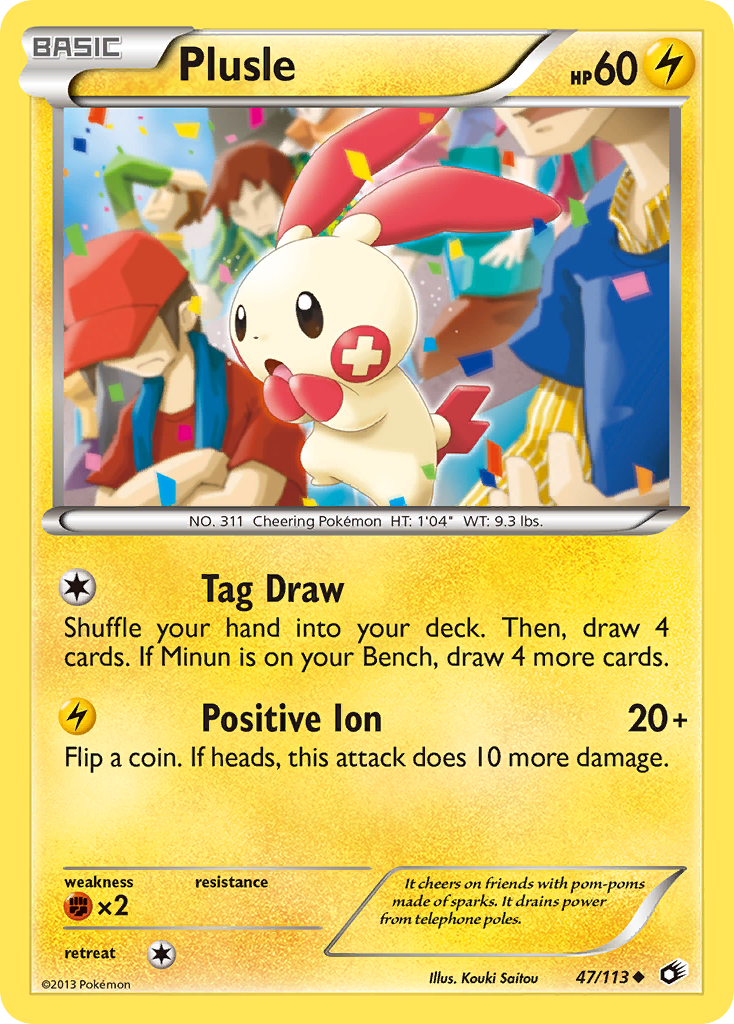 Plusle 047/140 Uncommon