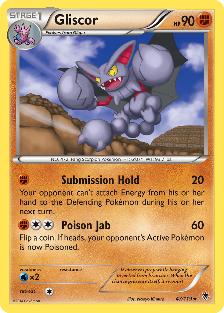 Gliscor 047/124 Rare