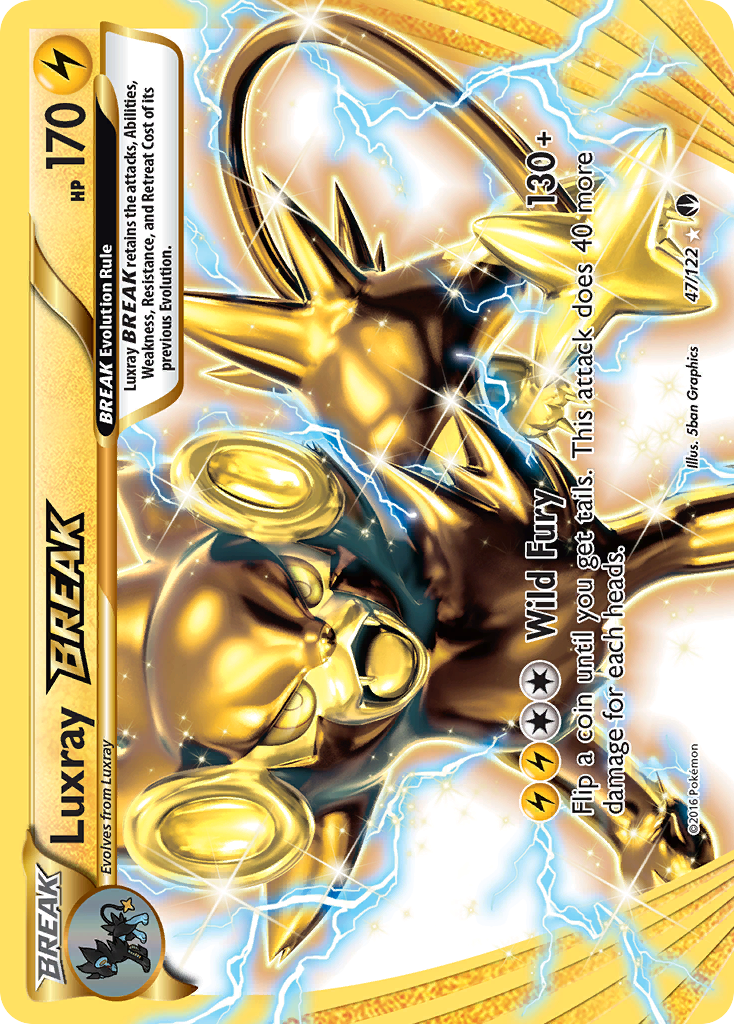 Luxray BREAK 047/126 Rare BREAK