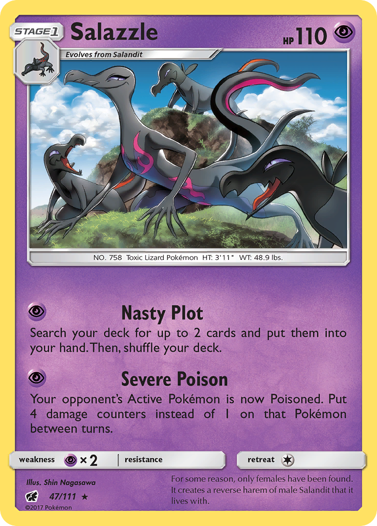 Salazzle 047/126 Rare Holo