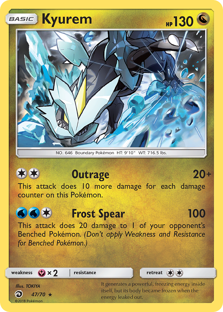 Kyurem 047/80 Rare Holo