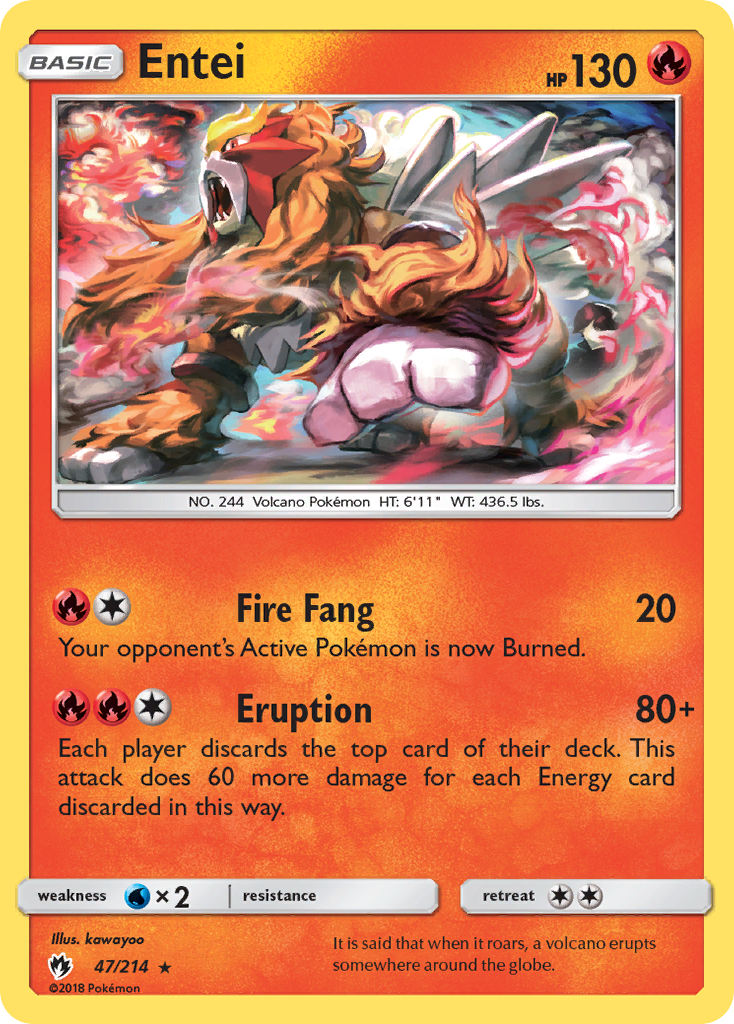 Entei 047/240 Rare