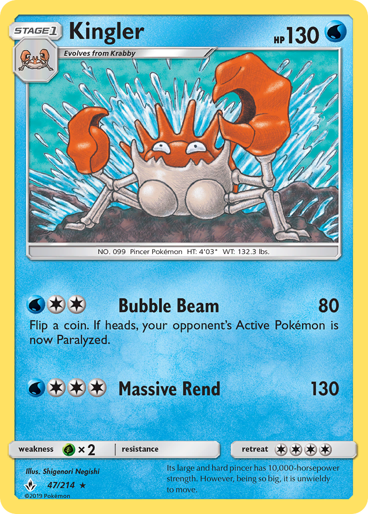 Kingler 047/234 Rare